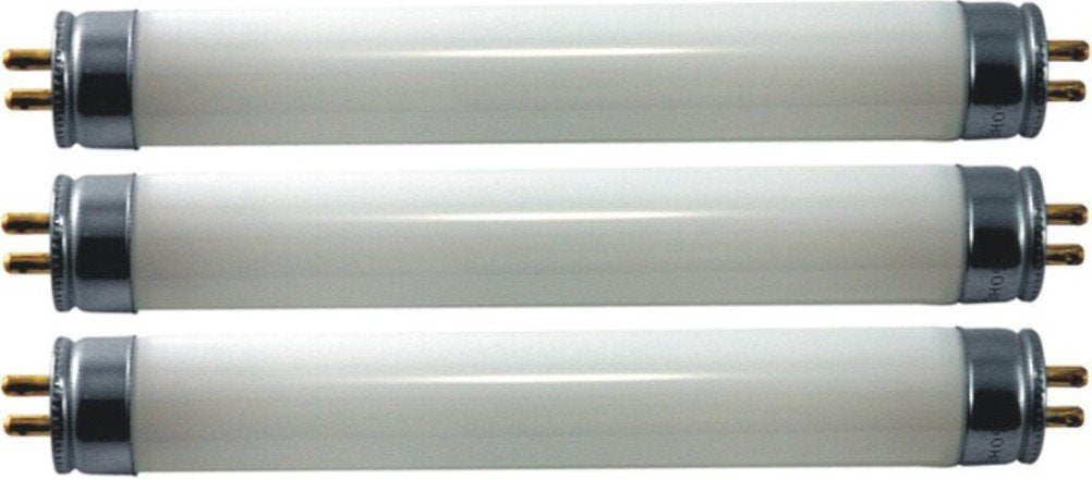 Eiko F4T5/D High Output Linear Fluorescent (3-Pack), 4 Watts, G5 Base, T-5 Bulb, 6.0"/152mm MOL, 0.63"/16mm MOD, 115 Approx Initial Lumens