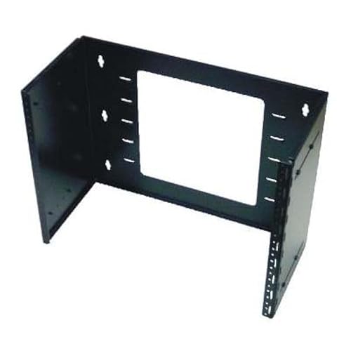 Installerparts 8U Hinged Extendable Wall Mount Bracket, Max 13.5" Depth - Made of Thick Steel