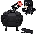eCostConnection Extra Large Camera Bag Fully Padded Gadget Case with Dual Buckles for Sony,Nikon, Canon, Olympus, Pentax, Panasonic, Samsung & Many