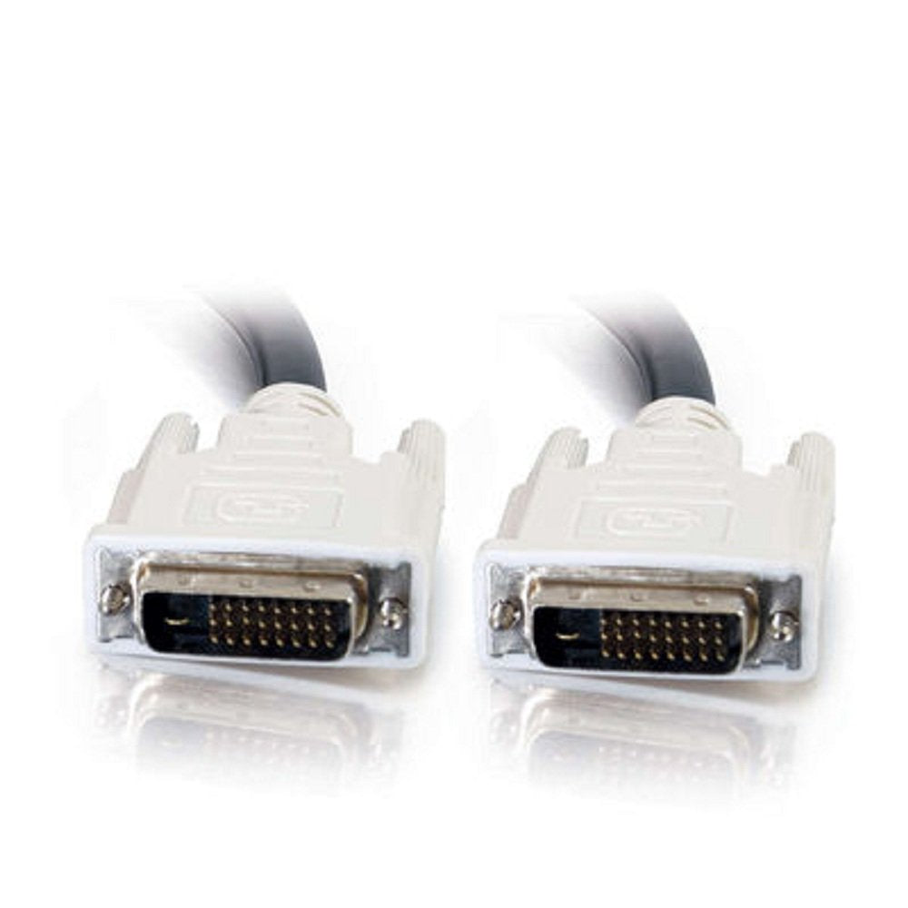 Legrand - C2G DVI-D to DVI-D Video Cable, Male to Male Dual Link Digital Video Cable, Black Computer Cable, 5 Meter (16.4 Foot) Monitor Cable, 1