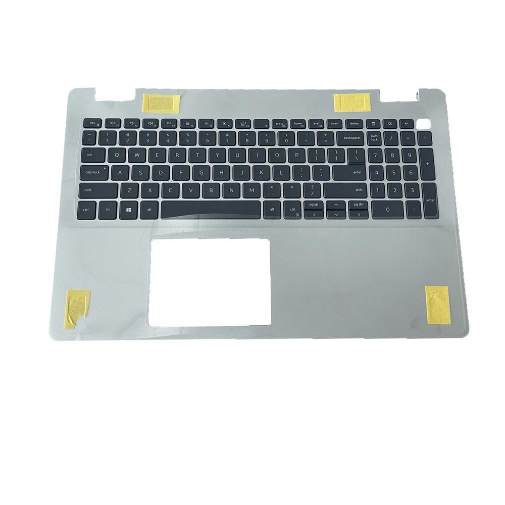 FAMUGOS Palmrest Cover and Backlit Keyboard NO-Type-C Replacement for Dell Inspiron 5593 V5JHC 0V5JHC