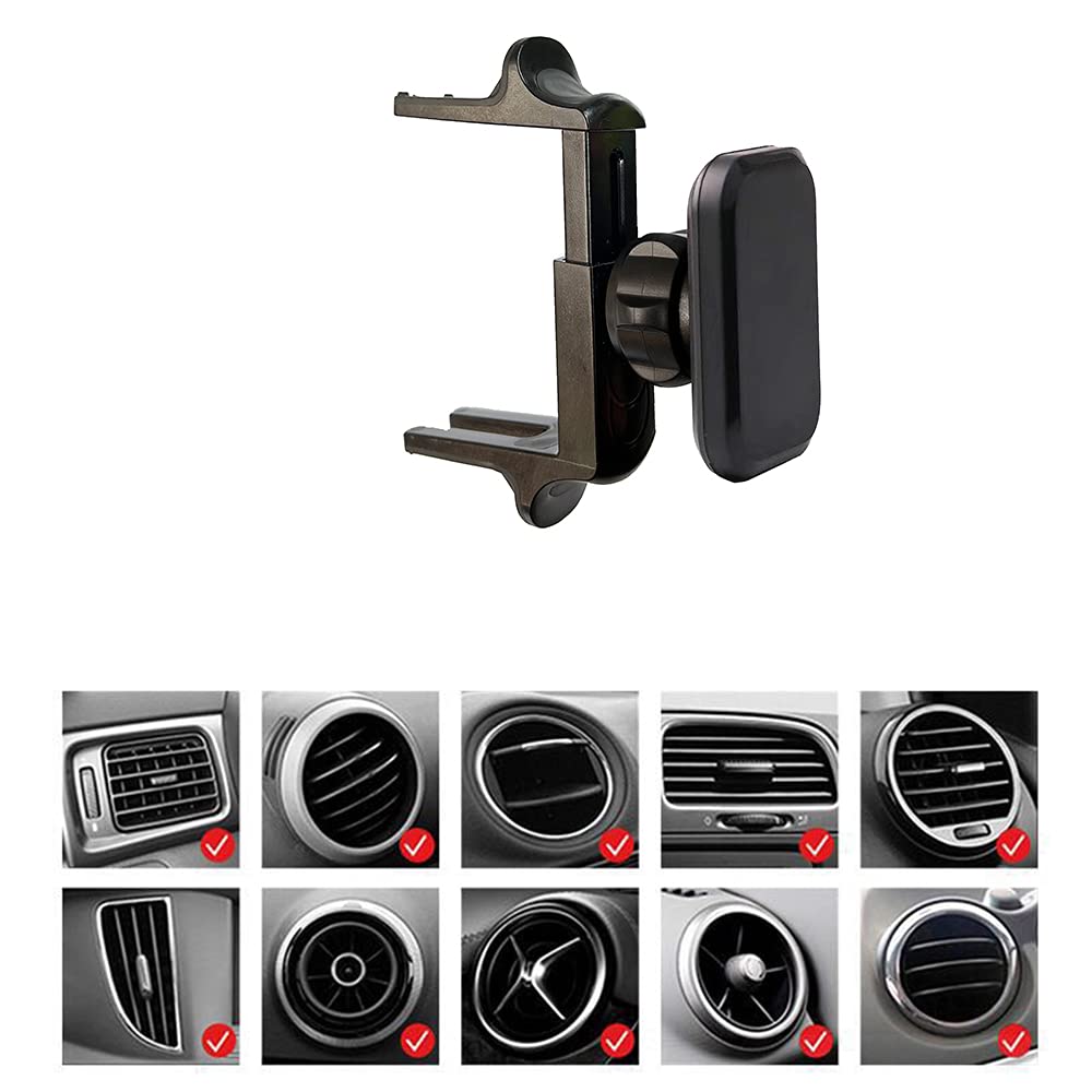 ICAILIN Car Vent Phone Mount Compatible Applicable Mercedebenz Mobile Phone Holder A/B/C/E/S-Class,FordMustang, Automatic Locking Universal Car Mount