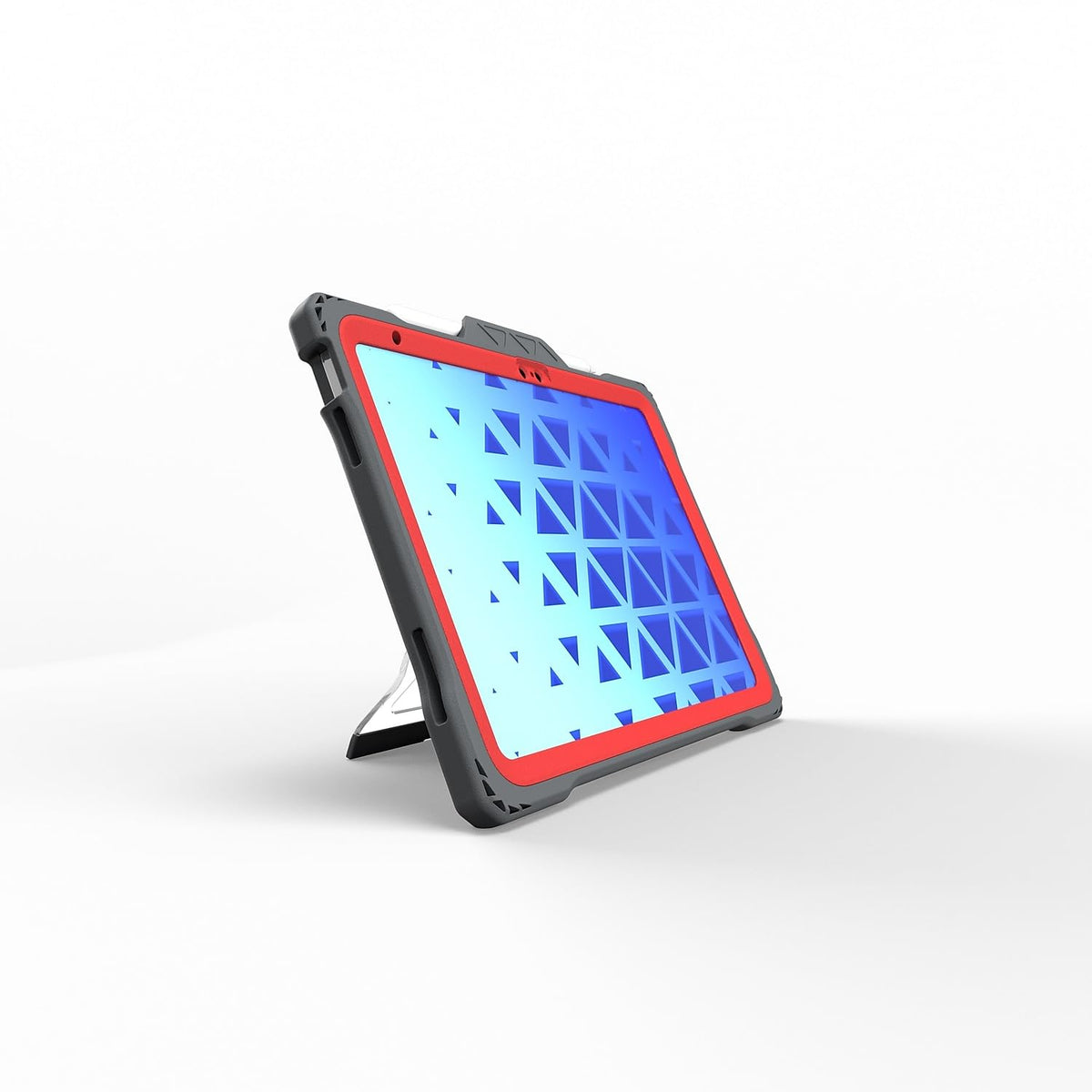 MAXCases Shield Extreme-X2 for iPad 10 10.9" (2022) (Red Bezel-Gray Case)