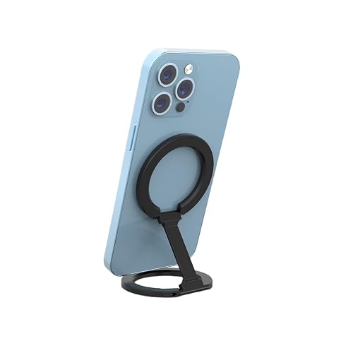 Rimyam Magnetic Phone Ring Holder for MagSafe 360°Rotation Finger Grip Stand Adjustable Cellphone Kickstand Mag Safe Accessories for iPhone