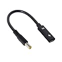 JSER Xiwai Type C USB-C Female Input to DC Power PD Charge Cable fit for Laptop 18-20V (5.5x2.5mm)