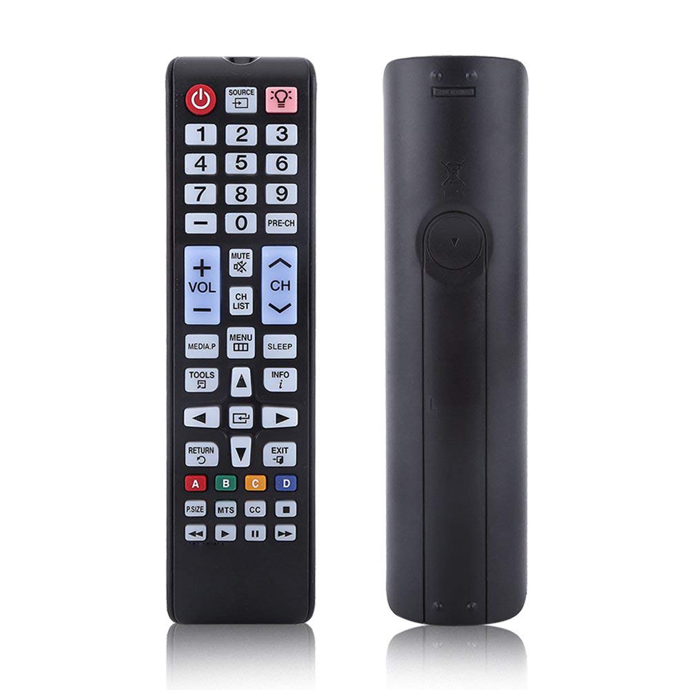 Replacement Remote Control for Samsung Smart TV UN19F4000AF UN22F5000AF UN55ES6150 UN65EH6050F UN65EH6000F PN51E550D1FXZA UN65EH6000FXZA