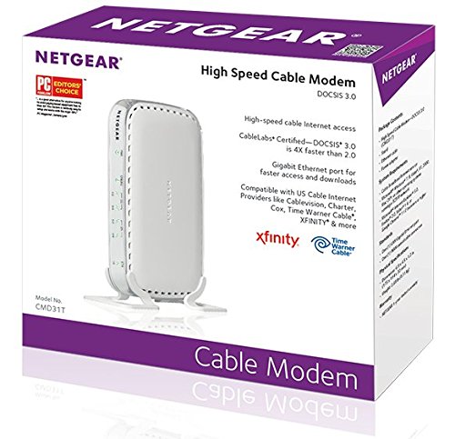 NETGEAR Renewed CMD31T-100NAR (4x4) Cable Modem - Cox, Cablevision