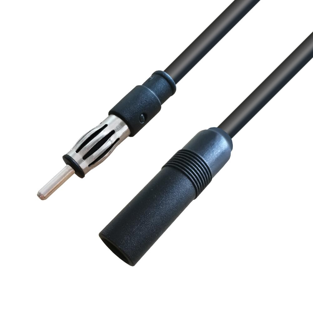CCeCCe 5 Pack Car Radio Antenna DIN Plug Replacement Car Stereo Antenna Teminal End Male Jack for Car Audio Head Unit CD Player AM FM Hidden