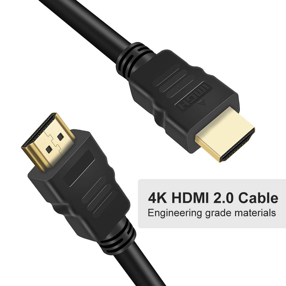 BOLT AXTION 5ft High Speed HDMI Cable - Certified Premium, 4K@60Hz, HDR, 18Gbps, Ultra Slim, Black