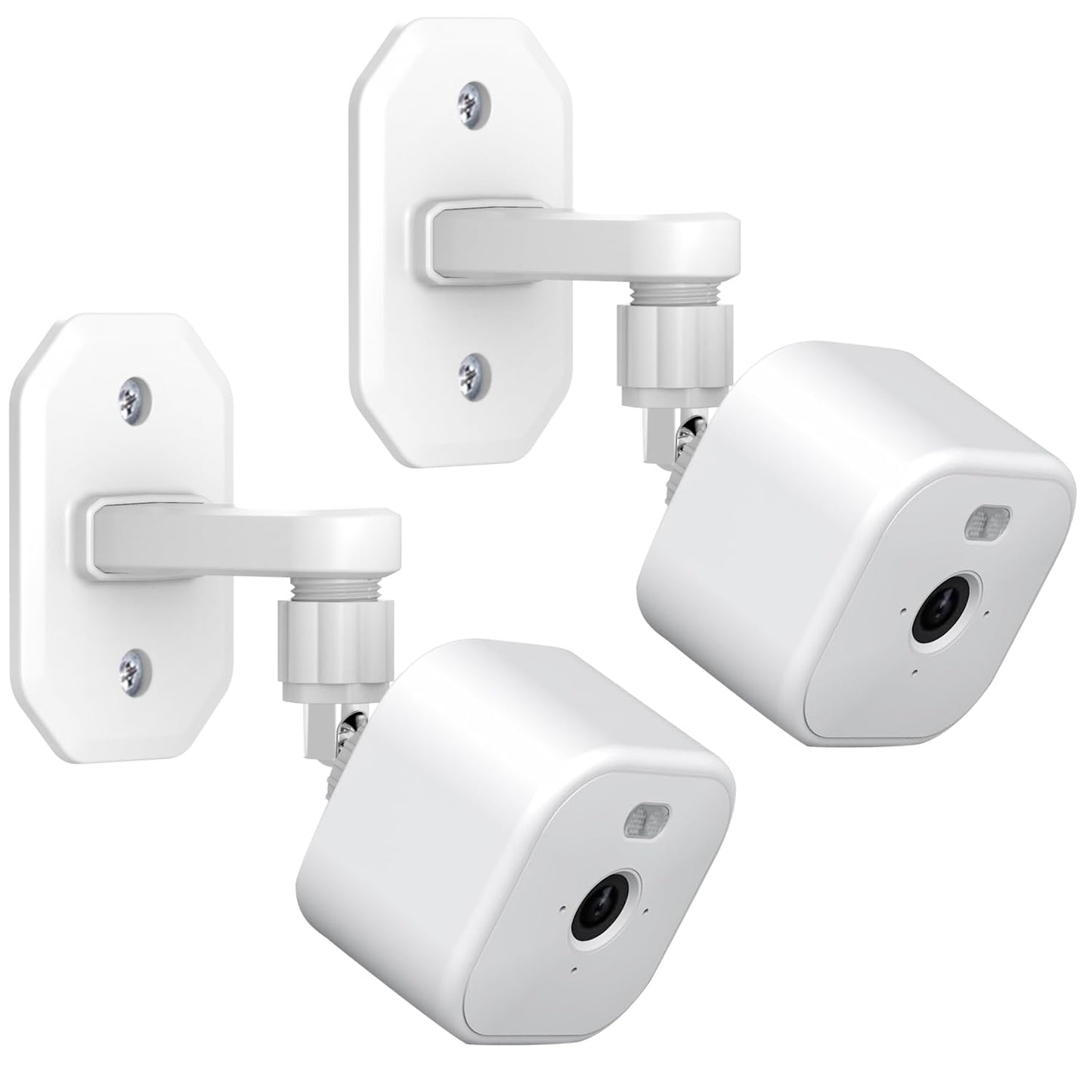 SZAOYU 2 Pack Blink Mini/Mini 2 Adhesive Camera Mount, 360° Adjustable Outdoor Wall Mount for Blink Outdoor 4 (4th Gen)/(3rd Gen) Indoor Mounting