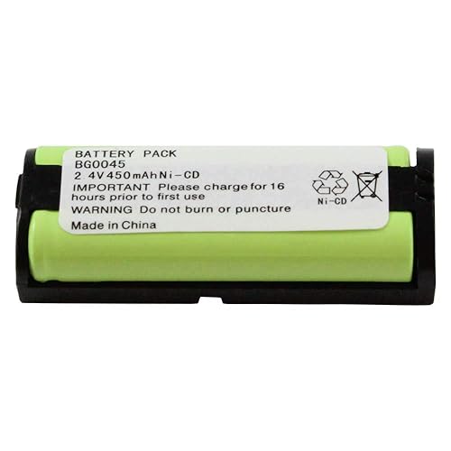 Fenzer Home Phone Battery BG0045 for Panasonic HHR-P105 HHR-P105A Type 31 KX-TGA670B KX-TG5776 KX-TG5777