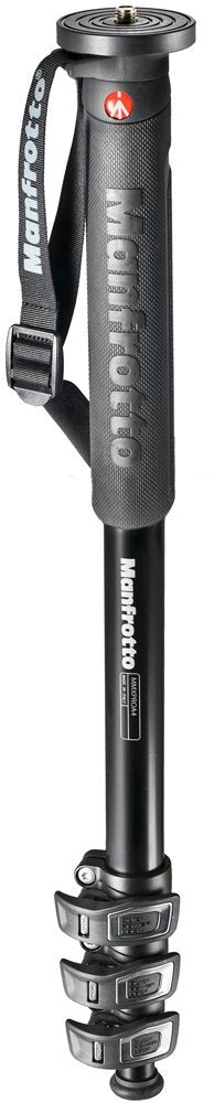 Manfrotto MMXPROA4US XPRO Over Aluminum 4 Section Monopod (Black)