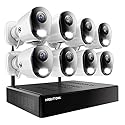 Night Owl 10 Channel Bluetooth Video Home Security Camera System with (8) Plug-in Wi-Fi 2K HD Indoor/Outdoor Spotlight Cameras with 2-Way Audio