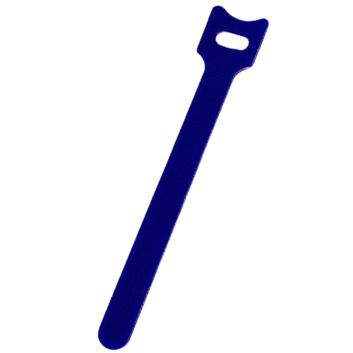 NavePoint 6 Inch Hook and Loop Reusable Strap Cable Cord Wire Ties 100 Pack Blue