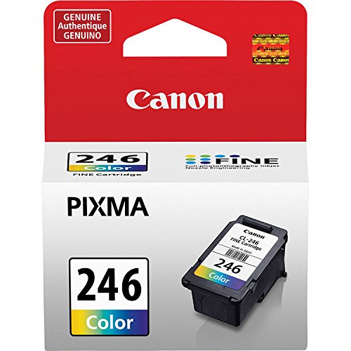 Canon PG-245 XL High Capacity Black Ink Cartridge (8278B001) CL-246 Color Ink Cartridge (8281B001)