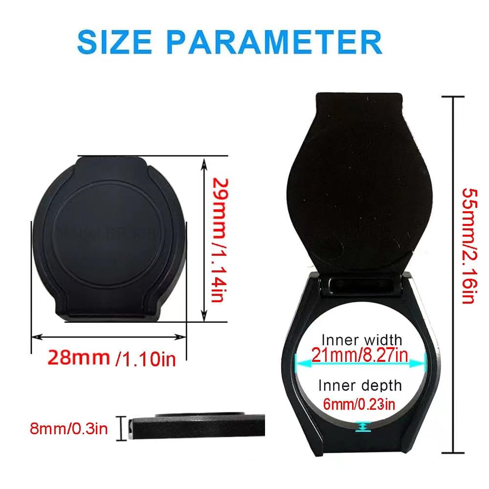 JiSiTeCai 2-Pack Universal Webcam Covers, Desktop External Lens caps, Shutter Protectors, Privacy Covers for Streaming, Compatible