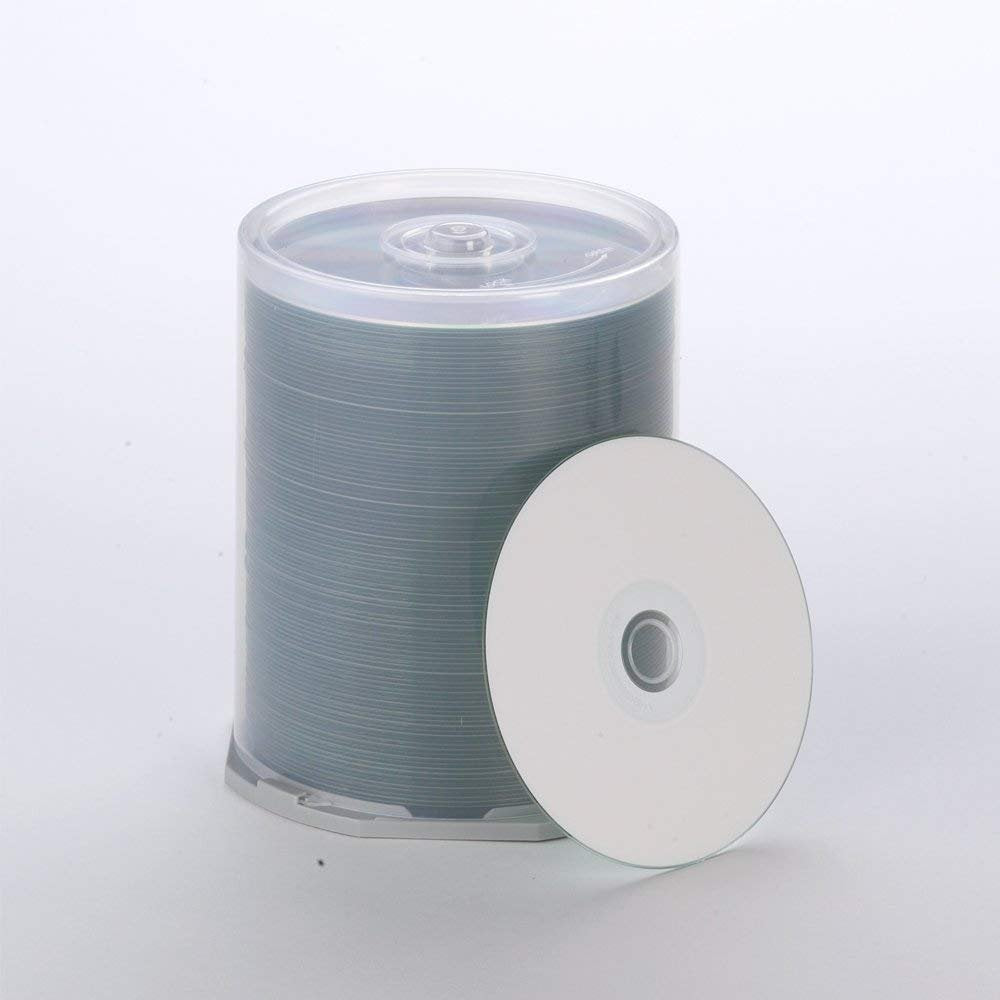 Primera 53382 Tuffcoat Plus DVD-R Media 100 Pack - White Printable