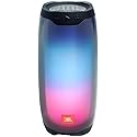JBL Pulse 4 Waterproof Portable Bluetooth Speaker with Light Show - Black (Renewed)