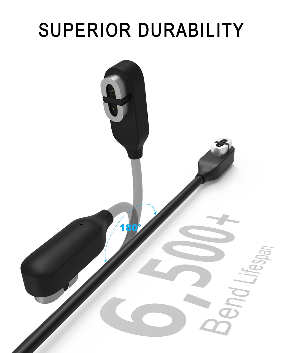 Bicmice 3.3Ft Charging Cable for SHOKZ OpenRun/OpenRun Pro/OpenRun Mini/OpenRun Pro Mini/OpenComm/OpenComm 2 Bluetooth Headphones,USB Charger Cord
