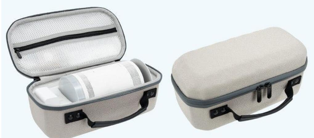 Coyktonty Portable Storage Bag for Samsung The Freestyle Portable Projector, Hard Dustproof Carrying Case Cover Compatible with Samsung The Freestyle