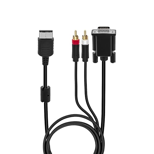 Mcbazel VGA AV Audio Video Cable for Sega Dreamcast