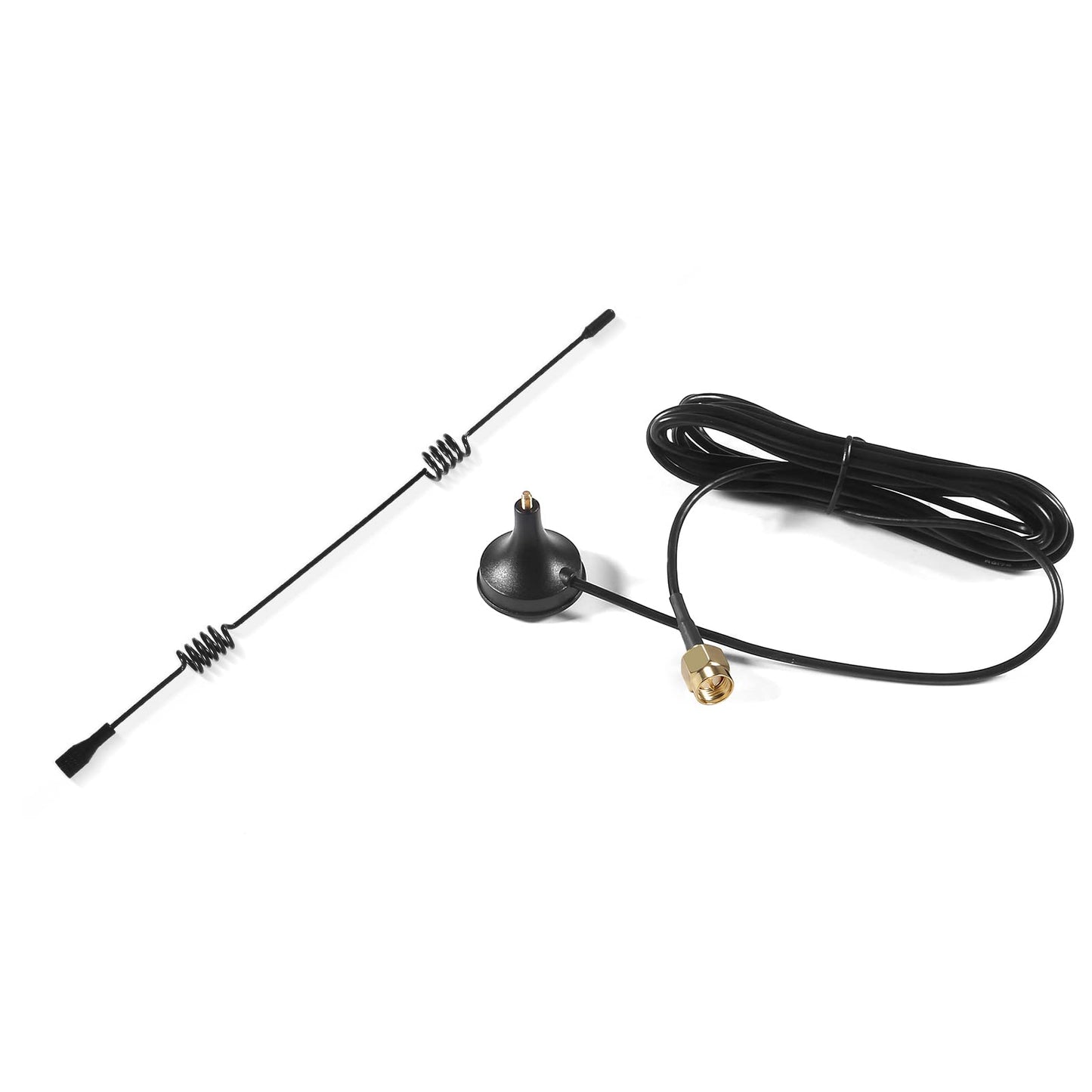 AEDIKO 2.4GHz 7dBi WiFi Booster Antenna (2-Pack) - SMA Male Connector - Dual Band (2.4GHz & 5.8GHz) - Compatible with WiFi Router, Security Camera
