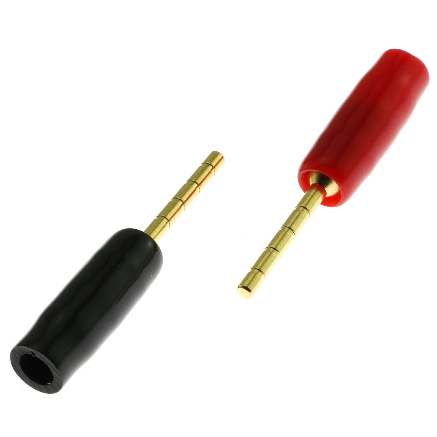 E-outstanding 4PCS Banana Plug Pin Screw Type Speaker Wire Cable Connectors 2mm Gold Plated Banana Plugs