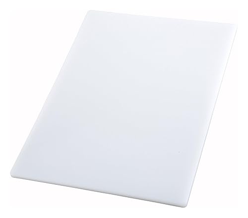 Winco CBWT-1830 Cutting Board, 18-Inch by 30-Inch by 1/2-Inch, White,Medium