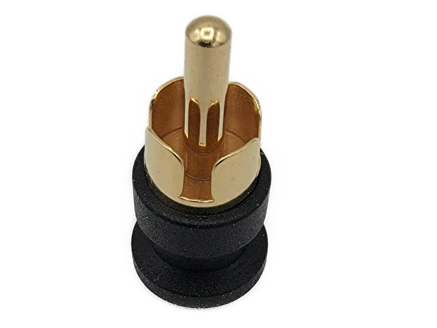 20 pcs Gold RCA SHORTING CAPS - Noise Stopper Gold Plated Cap Dust Protector RCA Input Plug