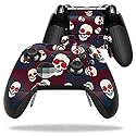 MightySkins Skin Compatible with Microsoft Xbox One Elite Controller - Skulls N Roses | Protective, Durable, and Unique Vinyl wrap Cover | Easy