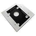 12.7mm 2nd HDD SSD Hard Drive Optical Bay Case Caddy Frame Tray for HP Pavilion G6 Series G6-2129SO G6-1132sx G6-1061ee