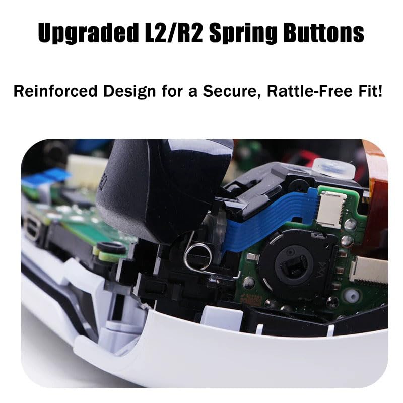 L2 R2 Trigger Button Spring Metal Replacement for PlayStation PS5 Controller Parts Repair Accessories 30pcs