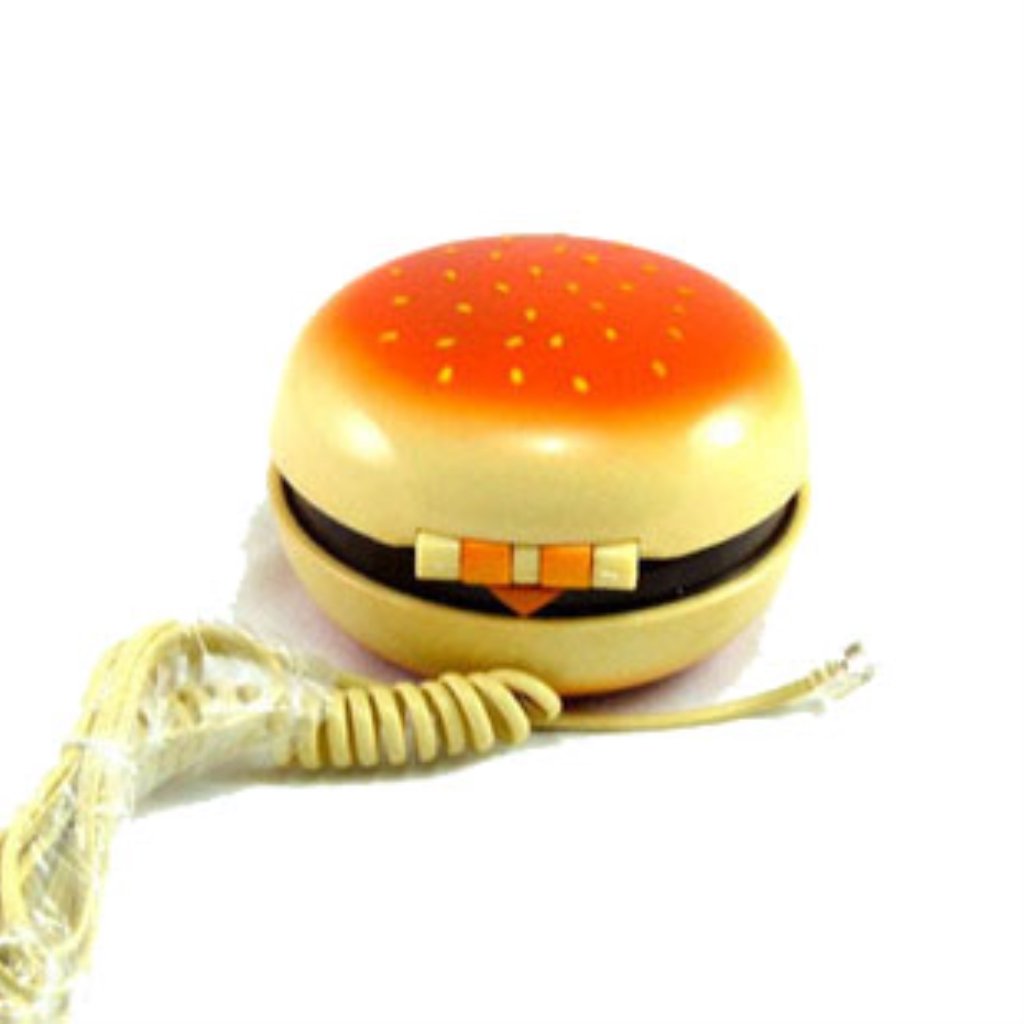 Hamburger Cheeseburger Burger Phone Telephone IN JUNO(Telephone)