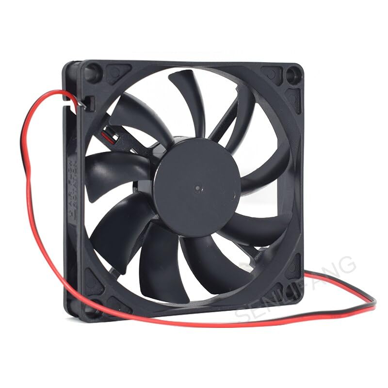 New 8CM Square Cooling JF0815S1UR-R DC 12V 0.34A 80x80x15mm 2-Wire Server Cooler Fan