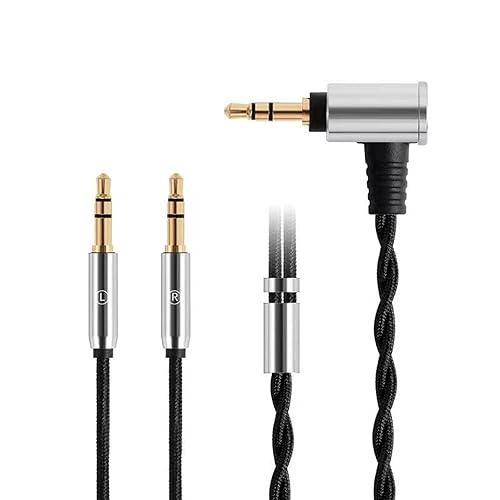 FAAEAL Replacement Cable for Hifiman SUNDARA Ananda,Upgrade Cable for Hifiman HE4XX/HE-400i/HE560/HE-350/HE1000 Headphone 2.5mm/3.5mm/4.4mm to Dual…