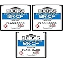 Boss Roland 3-Pack 1GB BR-CF CompactFlash CF Memory Card for BR-600, BR-864, BR-900CD, MC-808 (3Pack)