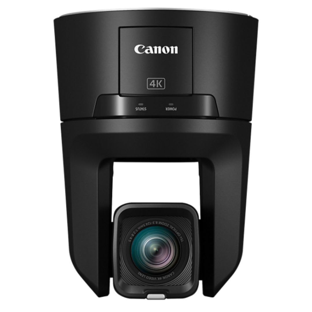 Canon CR-N500 Pro PTZ Camera BK 15x Optical Zoom lens, 1” 4K 30p Dual Pixel AF Sensor, 3G-SDI, HDMI, IP Video Out, NDI|HX2, SRT- Church, Live Events