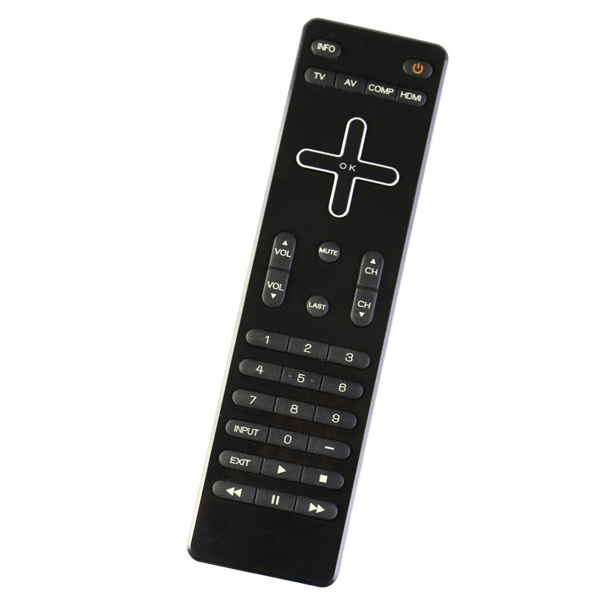 VR9 640000080110R Remote Control Replacement Applicable for Vizio LCD HDTV TV E260MV E320ME VM190XVT VM230XVT M160MV M190MV M220MV M260MV