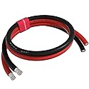BNTECHGO 6 Gauge Silicone Wire 5 ft Red and 5 ft Black Flexible 6 AWG 3200 Strands of 0.08mm tinned Copper Wire