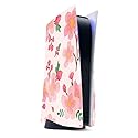 MightySkins Glossy Glitter Skin Compatible with PS5 / Playstation 5 - Lilies in Bloom | Protective, Durable High-Gloss Glitter Finish | Easy to Apply