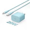 LSA Apparel iPhone Charger Fast Charging 20W PD USB-C Wall Charger and 6 FT USB C Charging Cable iPhone Fast Charger Compatible with iPhone 14 13 12
