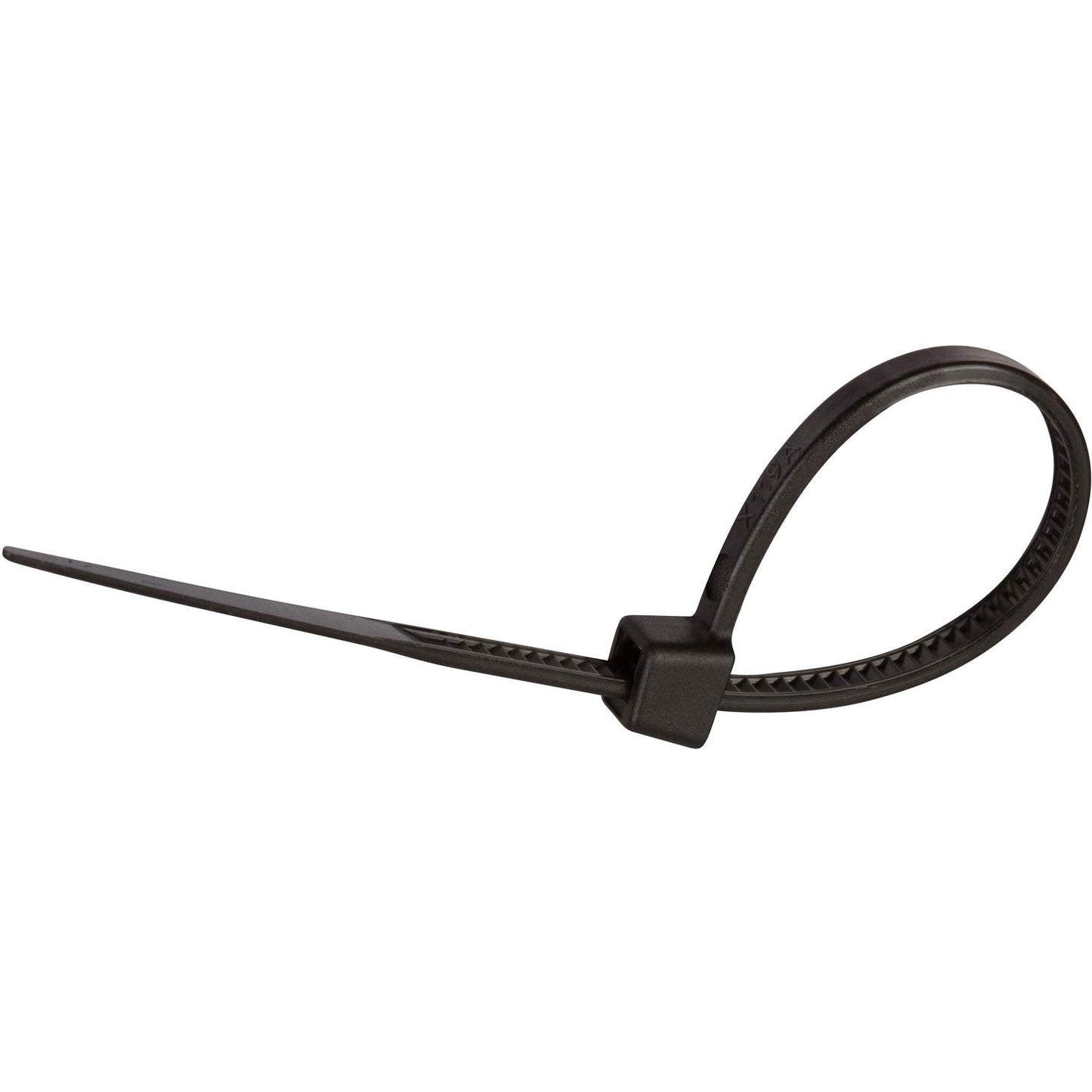 Morris Products Ultraviolet Black Nylon Cable Ties - 4 Inch Length -Heavy Duty, 18-Pound Tensile Strength - 1.18 Max Bundle Diameter - Cable