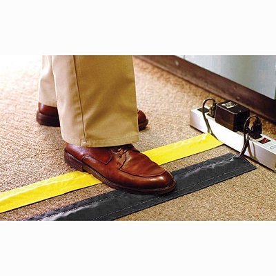 4" x 6' SafCord Cord Cover- Black