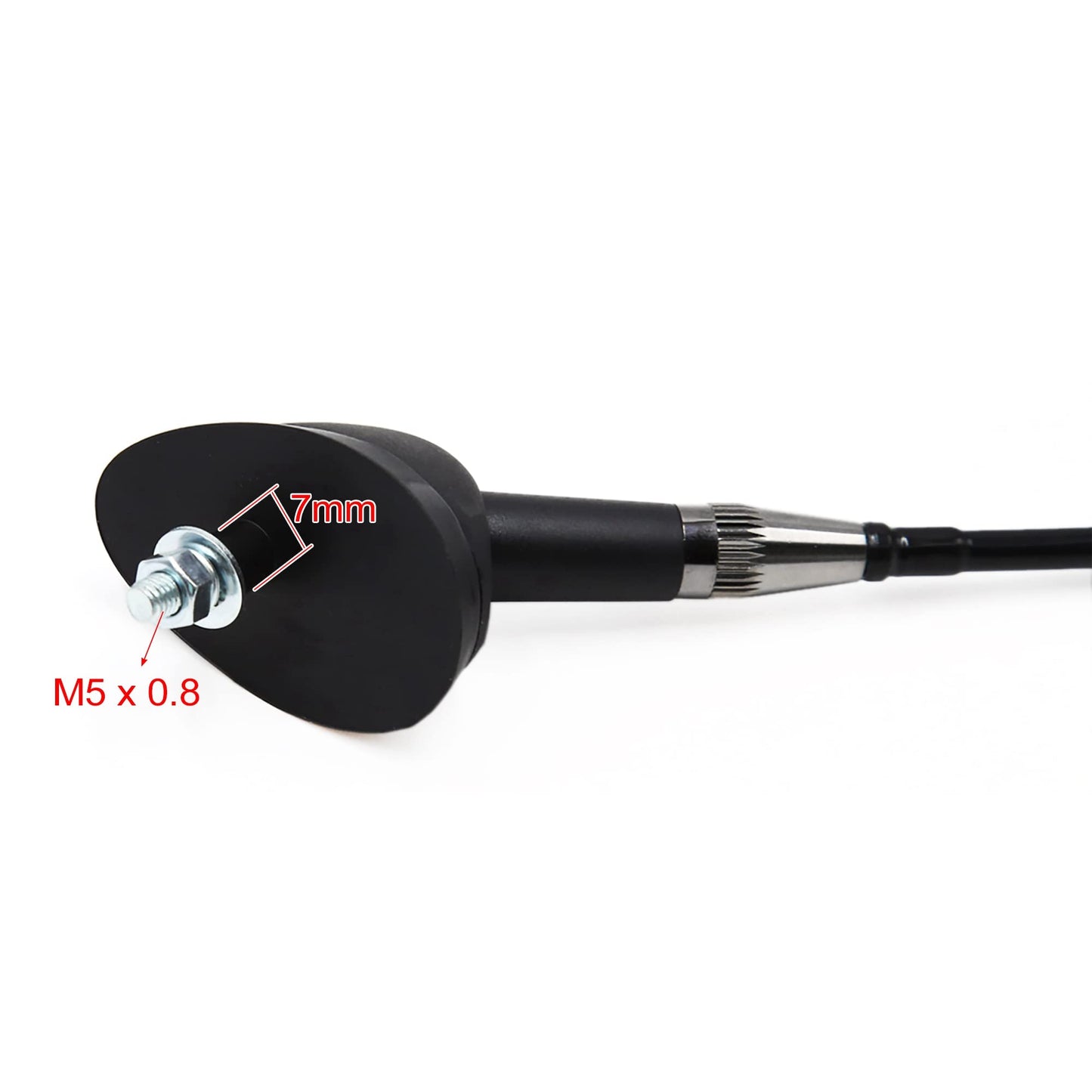 uxcell Universal Black Car Vehicle Roof Mount Radio FM AM Antenna Aerial