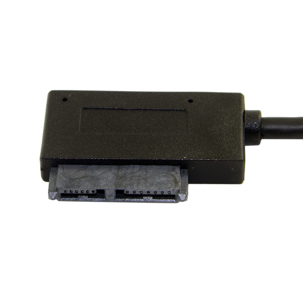 JSER USB 3.0 to SATA 7+6 13pin Slimline Sata Adapter Cable 5Gbps Compatible for Laptop CD DVD ROM Optical Drive