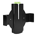 JinLunar Wall Mount for Sonos Amp Mount Bracket,Slim Metel Sonos Amp Mount Bracket, Black Steel Wall Mount for Sonos Wireless Amplifier with Free