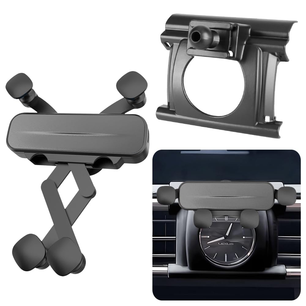 LUNQIN Car Phone Holder Mount for Lexus 2014-2020 is 300 / is 350 / is 250 / is 200t Auto Accessories Interior Decoration Mobile Cell Smartphone