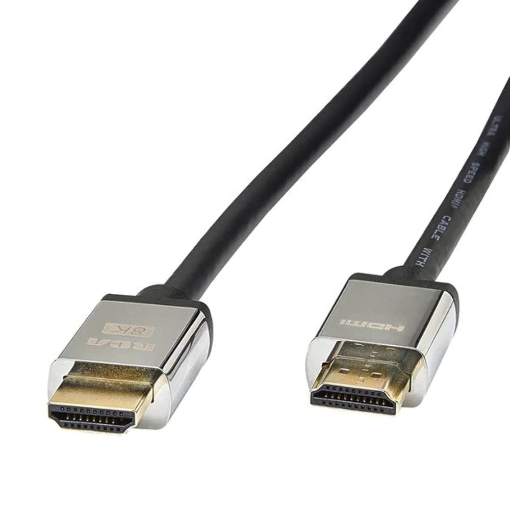 RCA Dh6ude Ultra-Thin Ultra-high-Speed 8k Hdmi Cable (6 Feet)