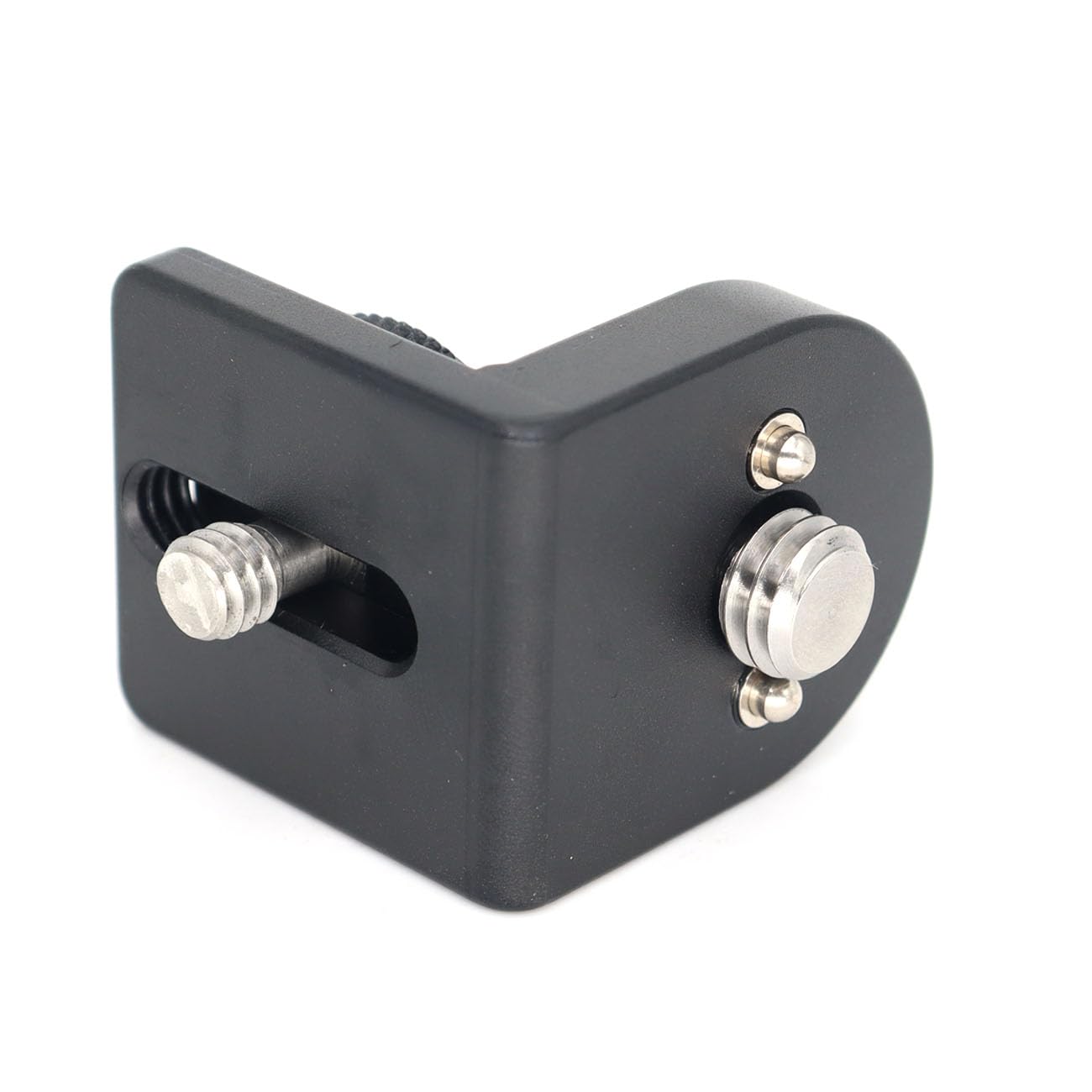 SZJELEN 1/4 " to 3/8" ARRI Threads Mount Right Angle Extended Video Monitor Mounting Bracket for Wireless Mic Receiver,Cheese Plate,Camera Cage