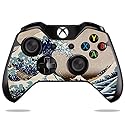 MightySkins Skin Compatible with Microsoft Xbox One or One S Controller - Great Wave of Kanagawa | Protective, Durable, and Unique Vinyl Cover | Easy